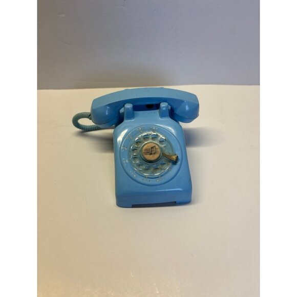 Music Box Rotary Phone‎ Blue (1960s) - Picture 1 of 6